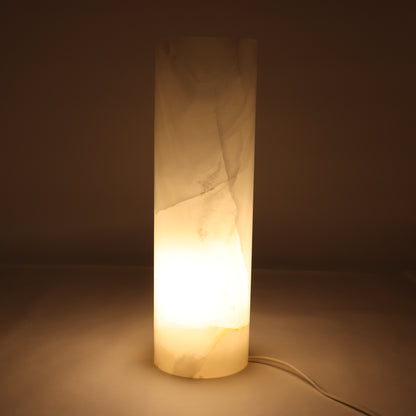 One Wide White Smooth Onyx Lamp Blind - Expert Wholesale and Supplier of Wholesale Crystals & Bulk Gemstones, ["Lamps","Mexico","onyx"]