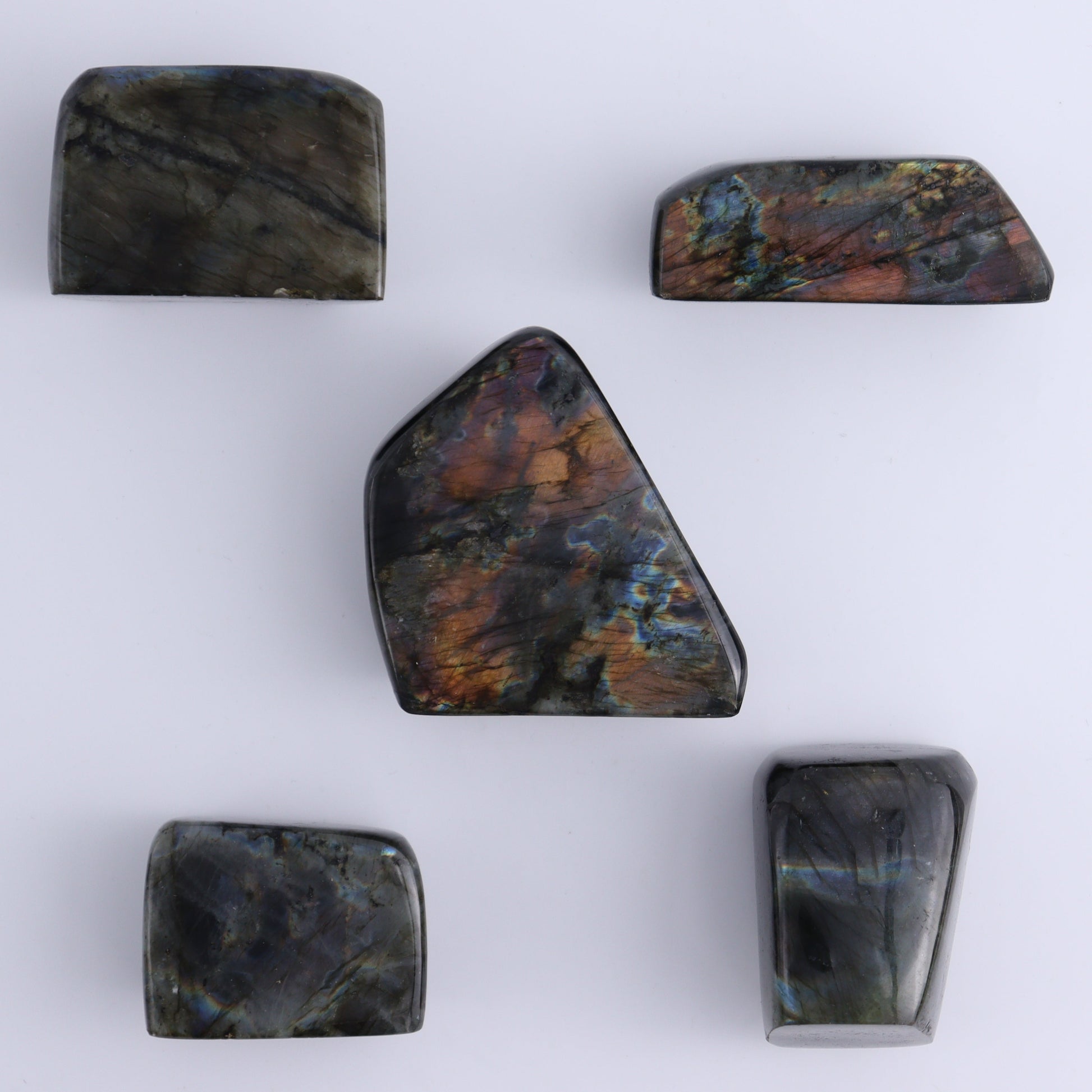 Labradorite Freeform Set of 10 - Expert Wholesale and Supplier of Wholesale Crystals & Bulk Gemstones, ["Freeforms","Labradorite","Madagascar"]