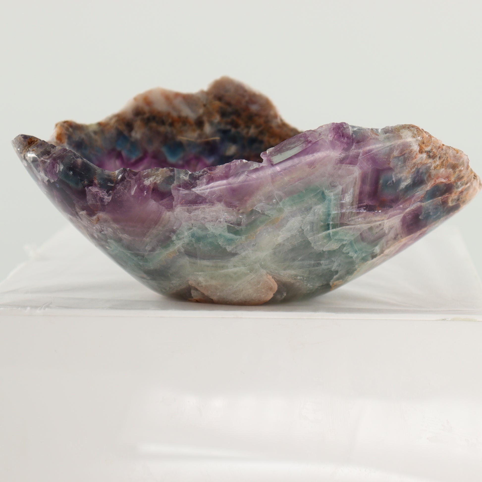 Fluorite Bowls Set of 2 - Expert Wholesale and Supplier of Wholesale Crystals & Bulk Gemstones, ["Bowls","Fluorite","Mexico"]