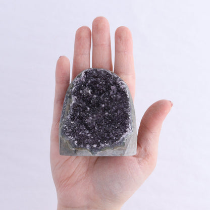 Uruguay Amethyst Cut Base Set of 7 - Expert Wholesale and Supplier of Wholesale Crystals & Bulk Gemstones, ["Amethyst","Cut Base","Uruguay"]