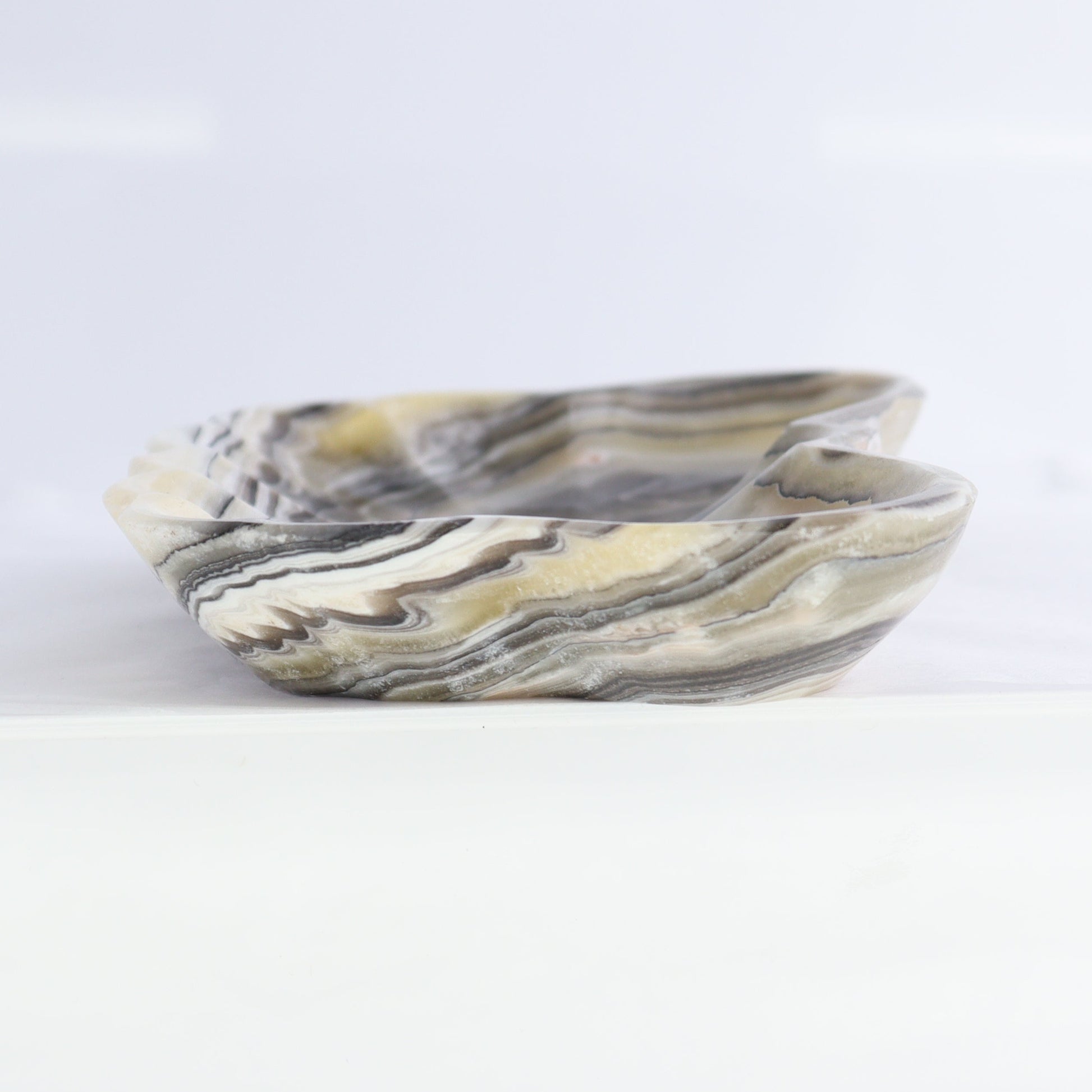 Zebra Onyx Butterfly Bowls Set of 6 - Expert Wholesale and Supplier of Wholesale Crystals & Bulk Gemstones, ["Bowls","Mexico","onyx"]