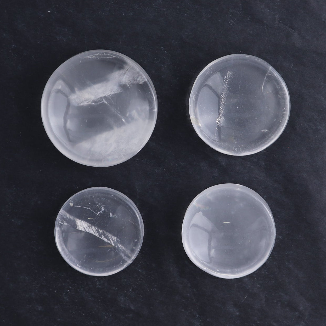 One Small Glass Cat Eye White Bowl