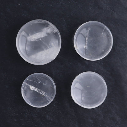 One Small Glass Cat Eye White Bowl