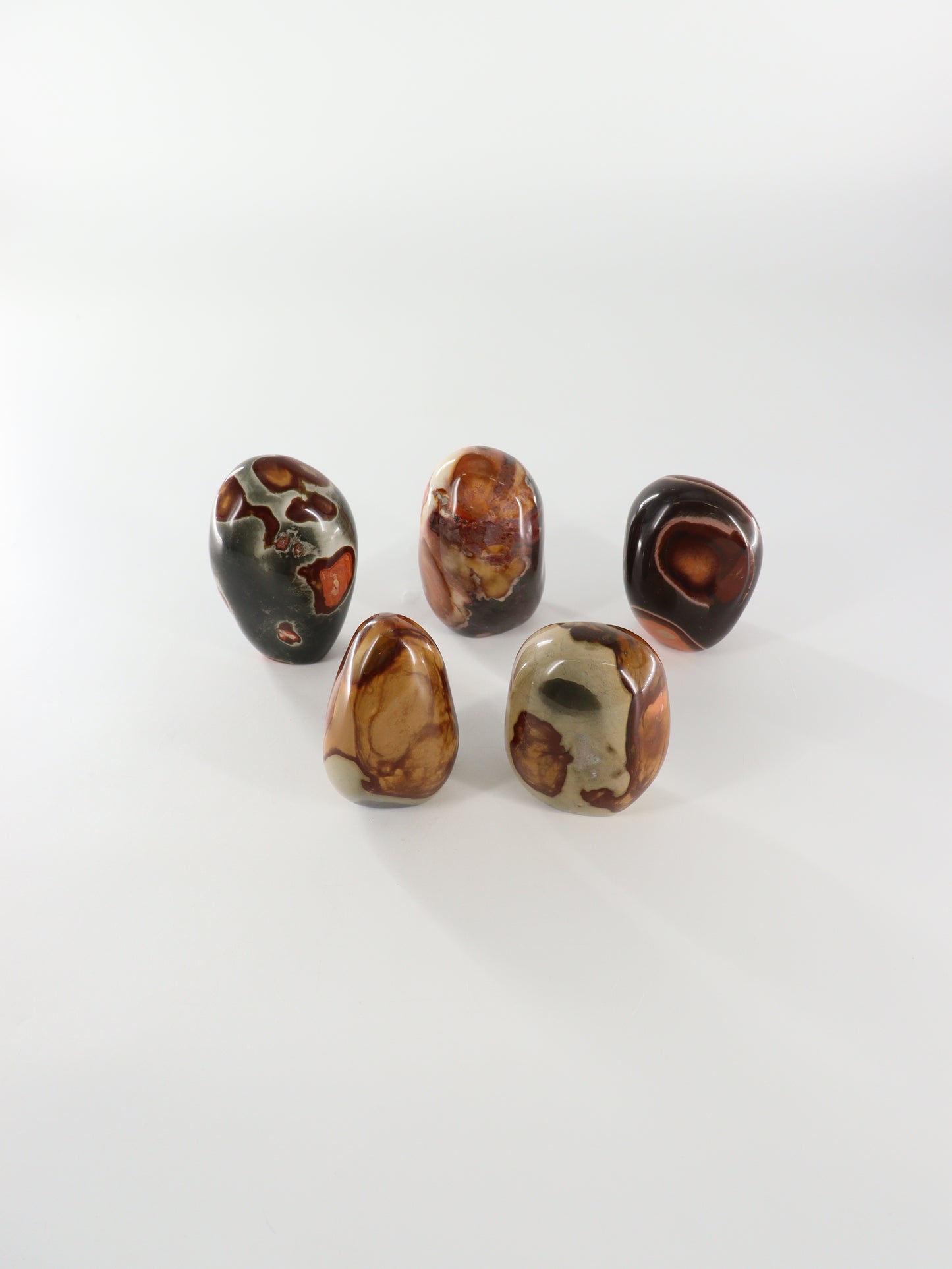 Polychrome Jasper Freeforms Set of 5 - Expert Wholesale and Supplier of Wholesale Crystals & Bulk Gemstones, []