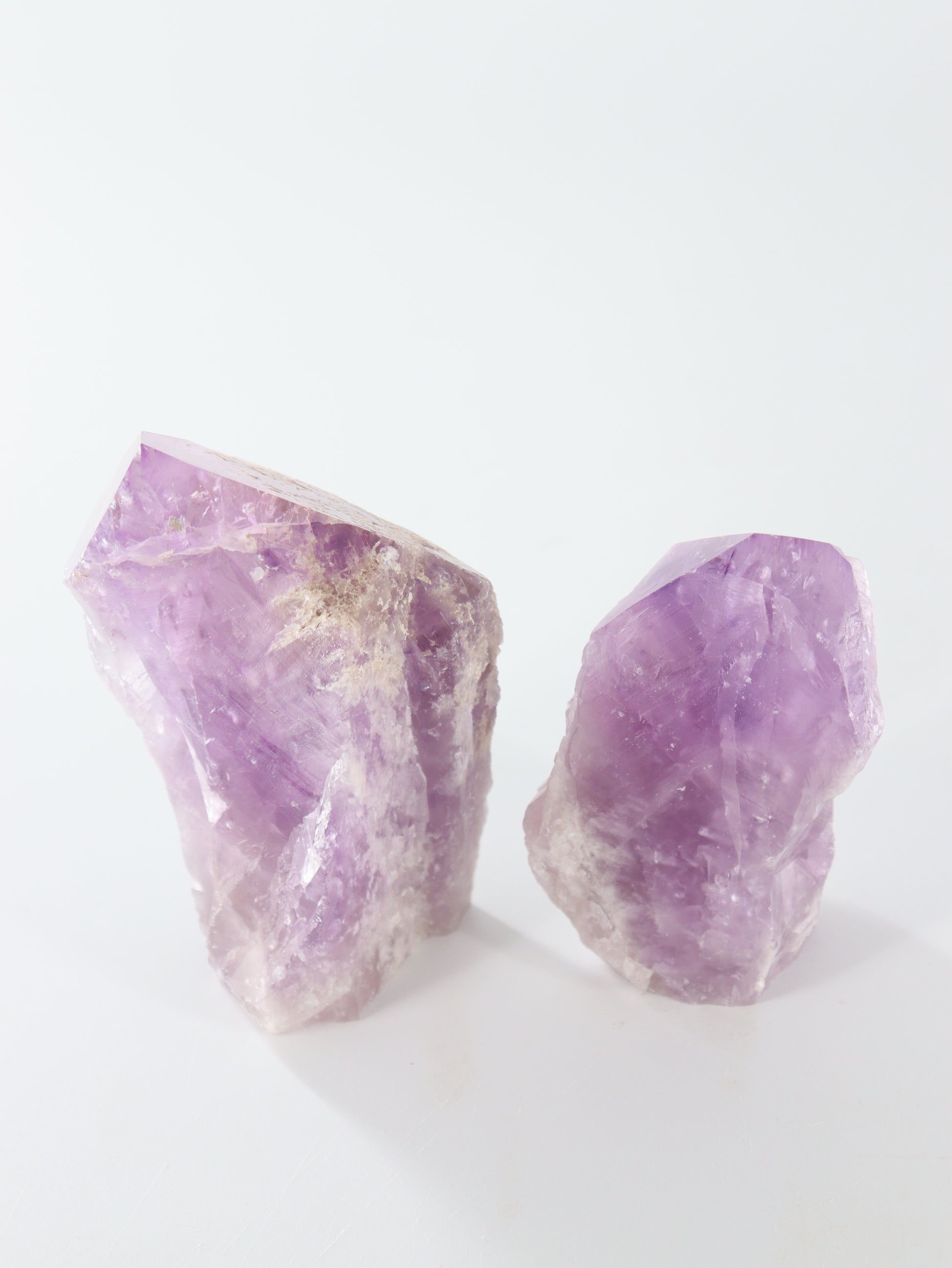 Rough Amethyst Set of 2 - Expert Supplier of Wholesale Crystals & Bulk Gemstones