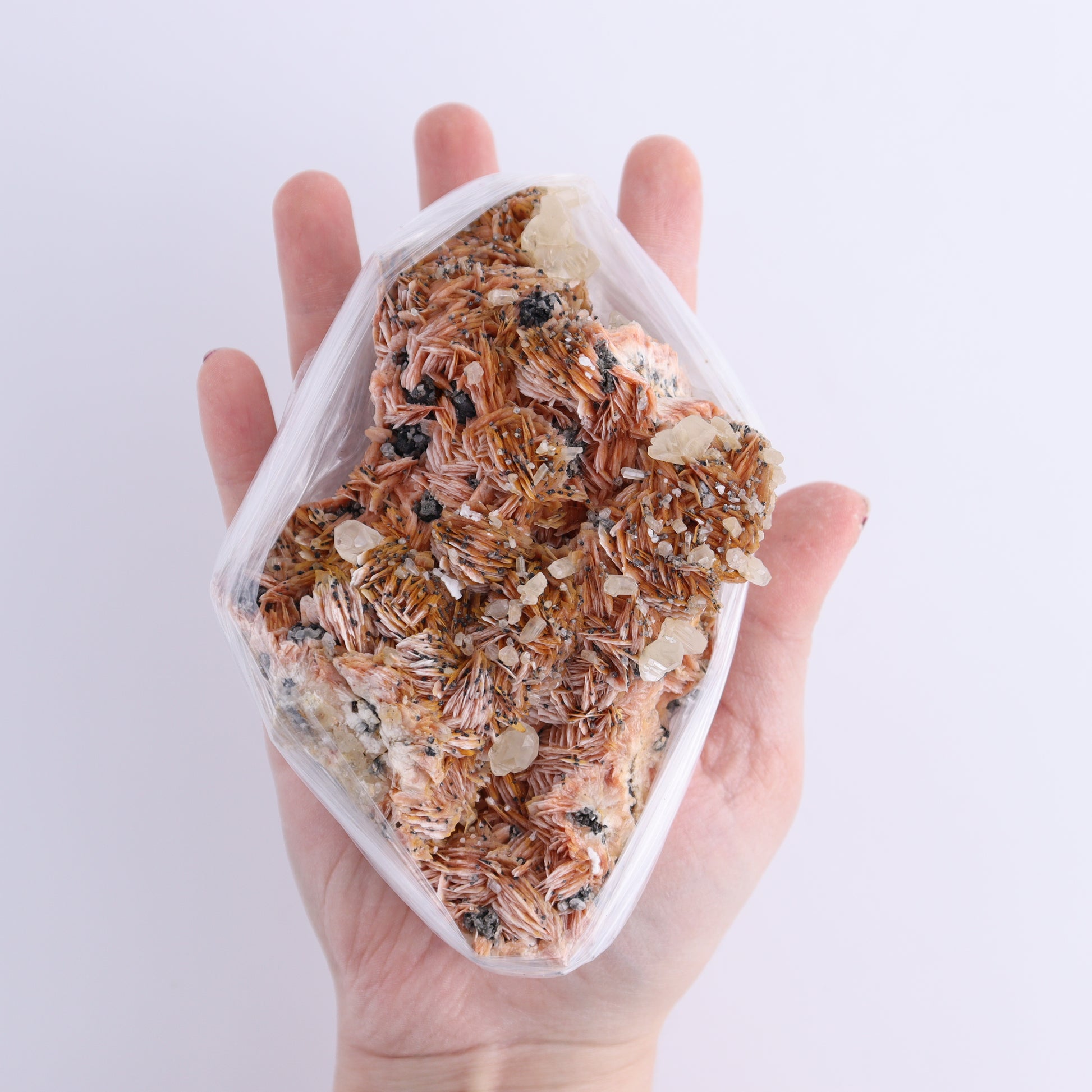 Cerussite Barite from Morocco Flat - Expert Wholesale and Supplier of Wholesale Crystals & Bulk Gemstones, ["Barite","Cerussite Barite","Clusters","Flats","Morocco"]