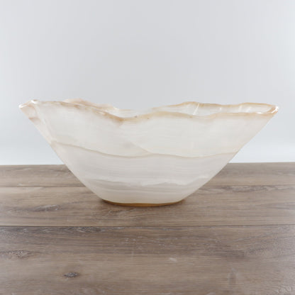 Mexican Onyx/Calcite Bowl 16"