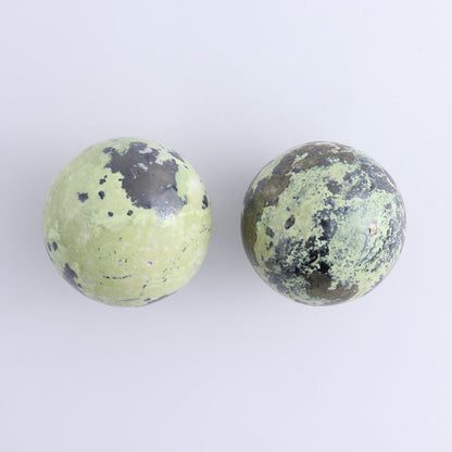 Serpentine Spheres Set of 6 - Expert Wholesale and Supplier of Wholesale Crystals & Bulk Gemstones, ["Peru","serpentine","Spheres"]