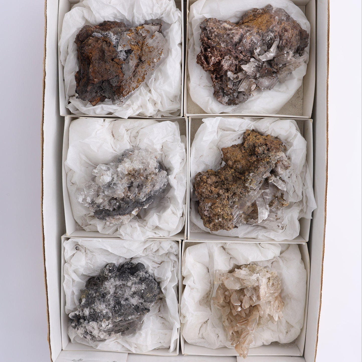 Selenite Clusters from Mexico Set of 6 - Expert Wholesale and Supplier of Wholesale Crystals & Bulk Gemstones, ["close_70","Clusters","Mexico","selenite"]