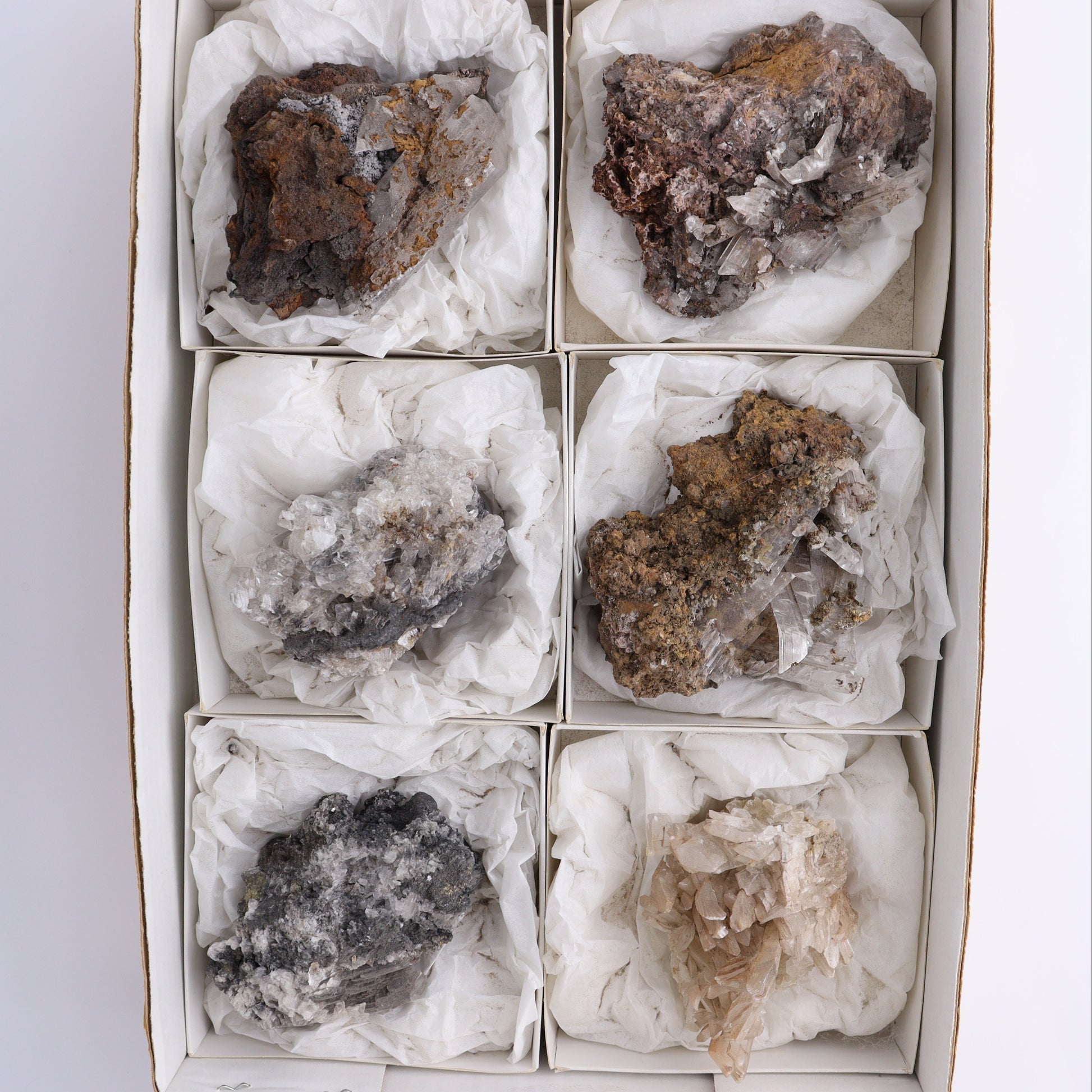 Selenite Clusters from Mexico Set of 6 - Expert Wholesale and Supplier of Wholesale Crystals & Bulk Gemstones, ["close_70","Clusters","Mexico","selenite"]