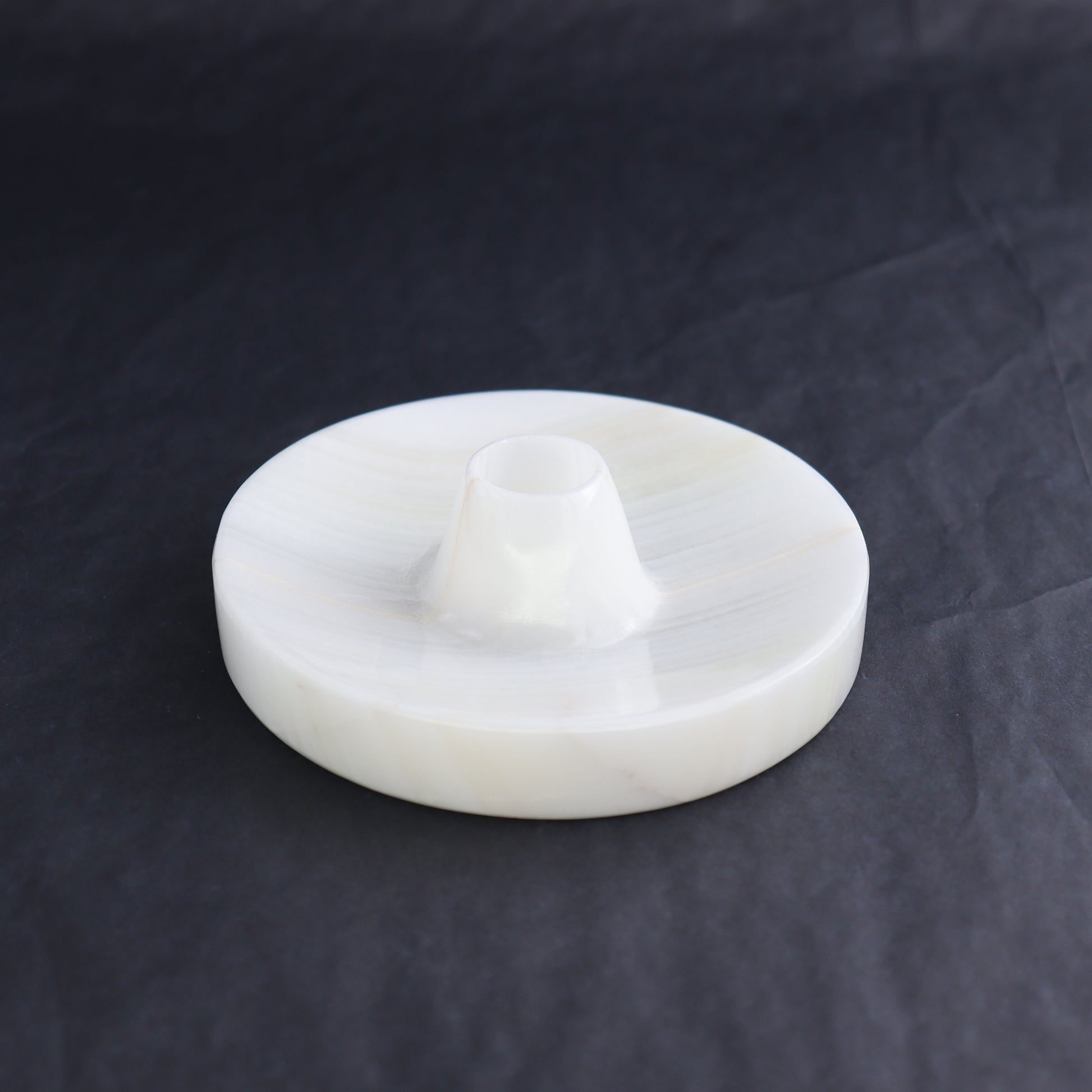 One White Onyx Palo Santo and Incense Holder - Expert Wholesale and Supplier of Wholesale Crystals & Bulk Gemstones, ["Catalog Onyx","Incense holders","Mexico","onyx","Palo Santo Holder","White onyx"]