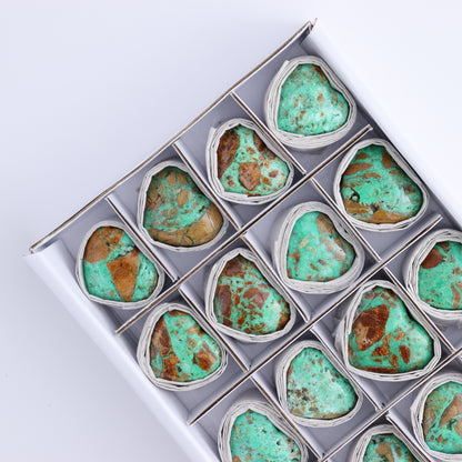 Smithsonite Hearts Set of 20 - Expert Wholesale and Supplier of Wholesale Crystals & Bulk Gemstones, ["Hearts","Smithsonite"]