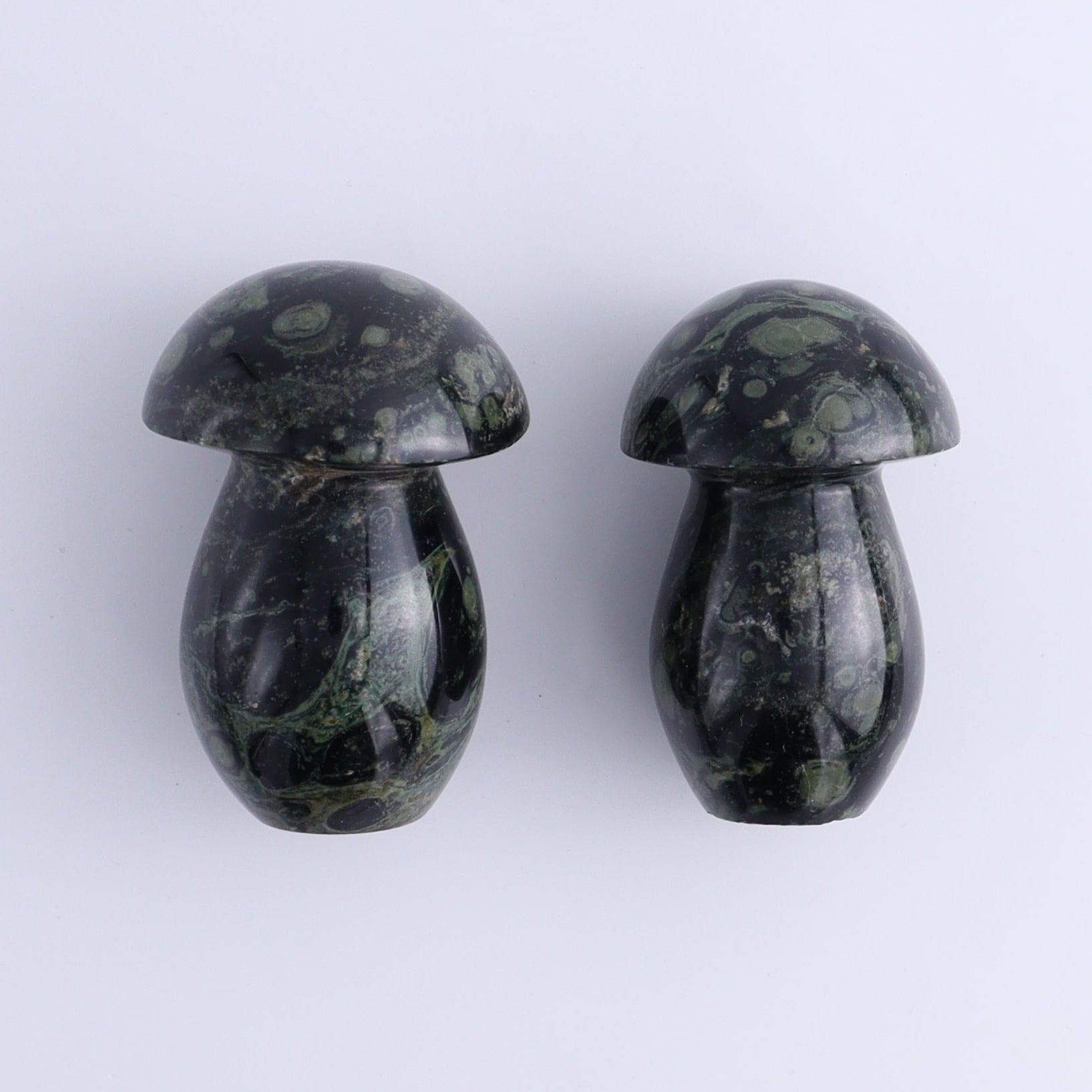 Kambaba Jasper Mushrooms Set of 7 - Expert Wholesale and Supplier of Wholesale Crystals & Bulk Gemstones, ["Kambaba Jasper","Madagascar","Mushrooms"]