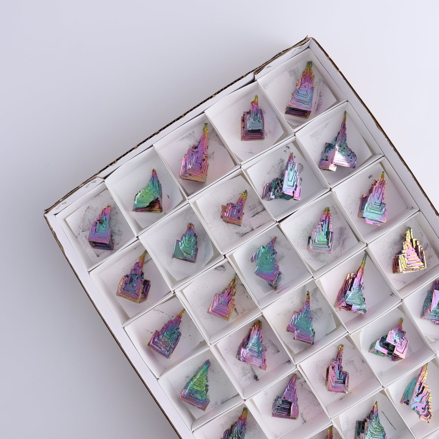 Bismuth Set of 35 - Expert Wholesale and Supplier of Wholesale Crystals & Bulk Gemstones, ["Bismuth"]