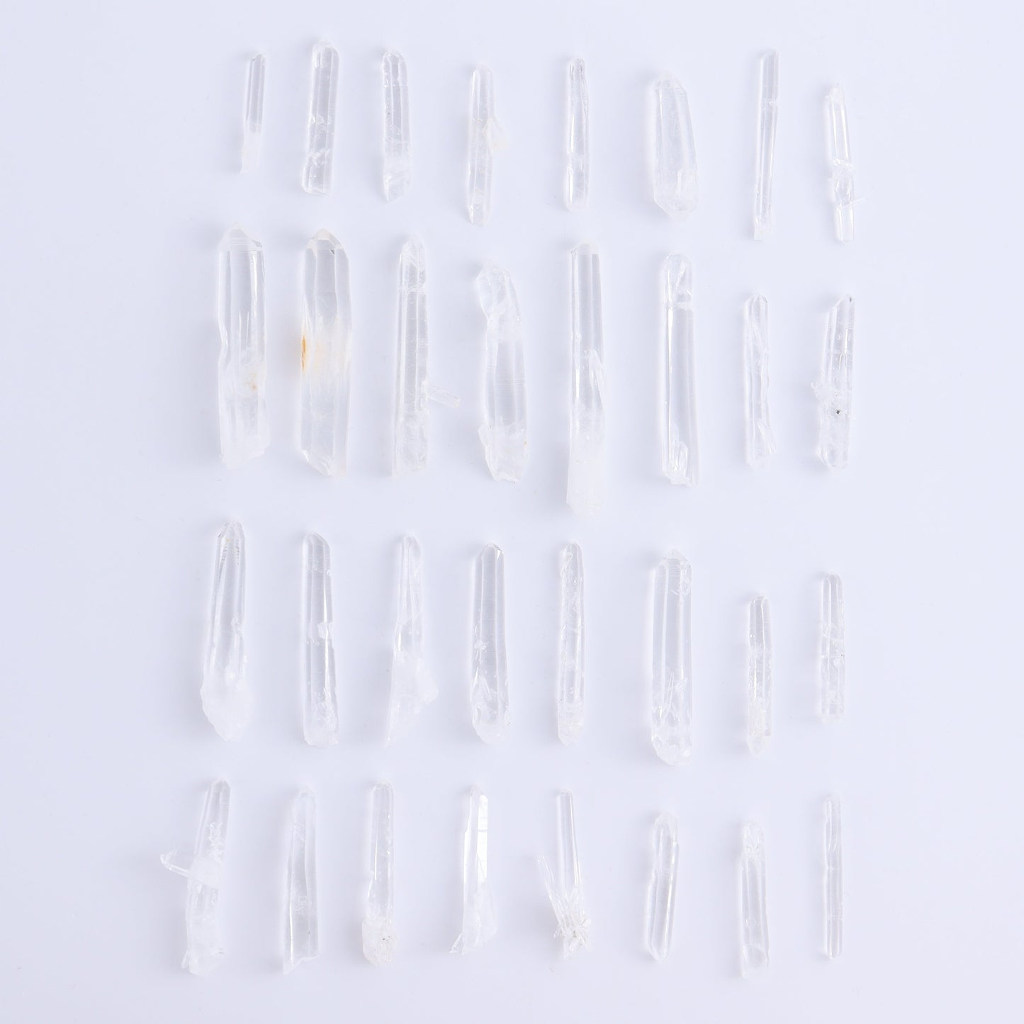 Columbian Lemurian Points Set of 32 - Expert Wholesale and Supplier of Wholesale Crystals & Bulk Gemstones, ["Lemurian","Points"]