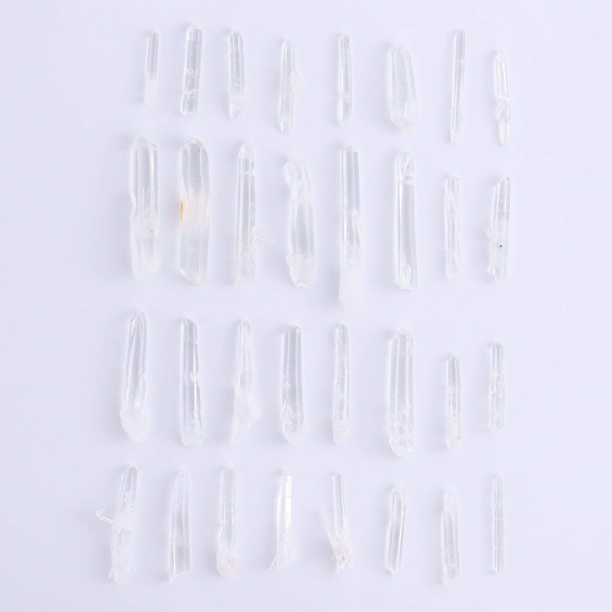 Columbian Lemurian Points Set of 32 - Expert Wholesale and Supplier of Wholesale Crystals & Bulk Gemstones, ["Lemurian","Points"]