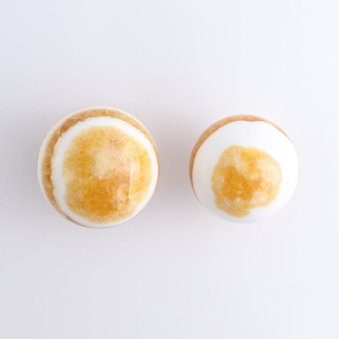 Calcite Spheres Set of 4