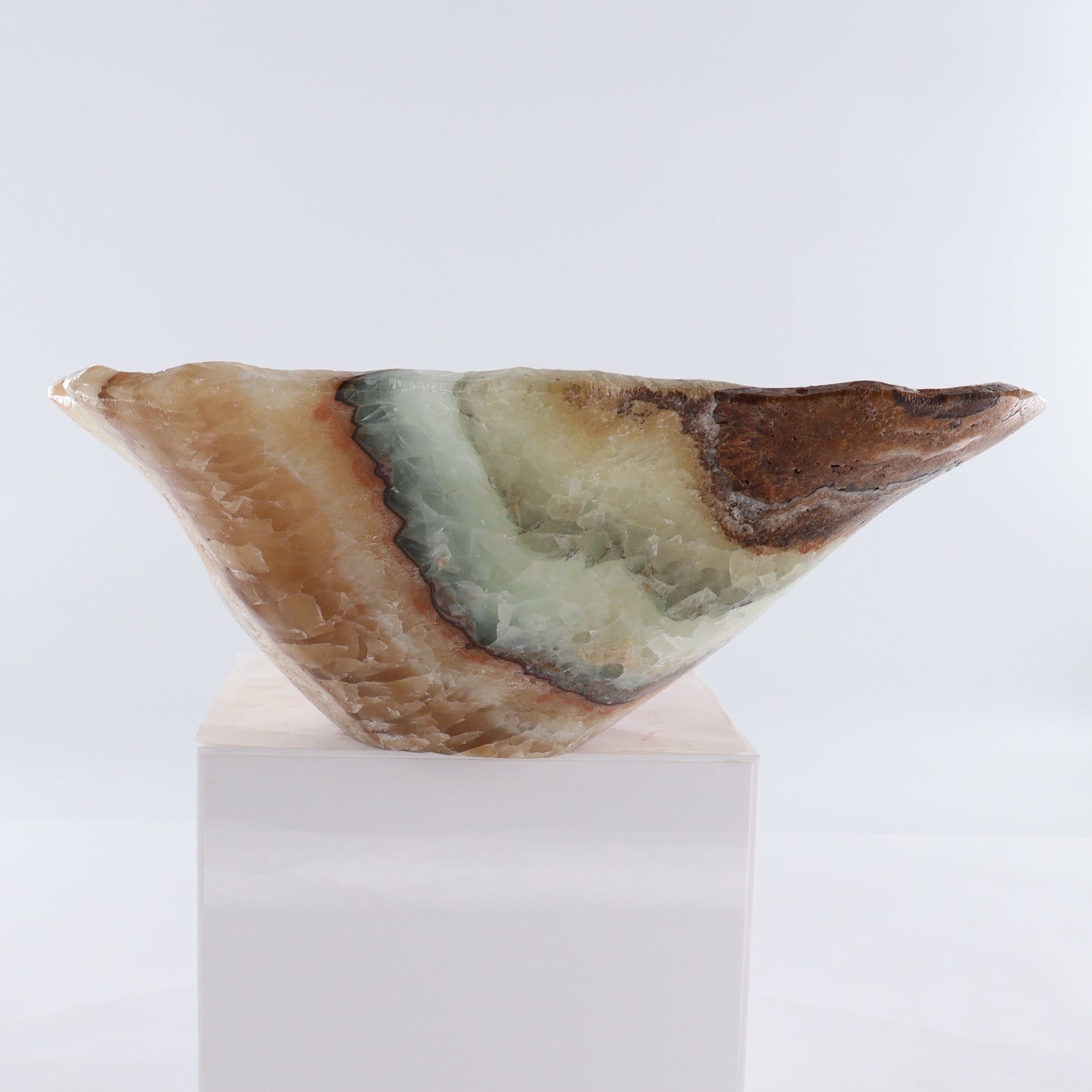 Mexican Onyx/Calcite Bowl - Expert Wholesale and Supplier of Wholesale Crystals & Bulk Gemstones, ["Bowls","Calcite","Mexico","onyx"]