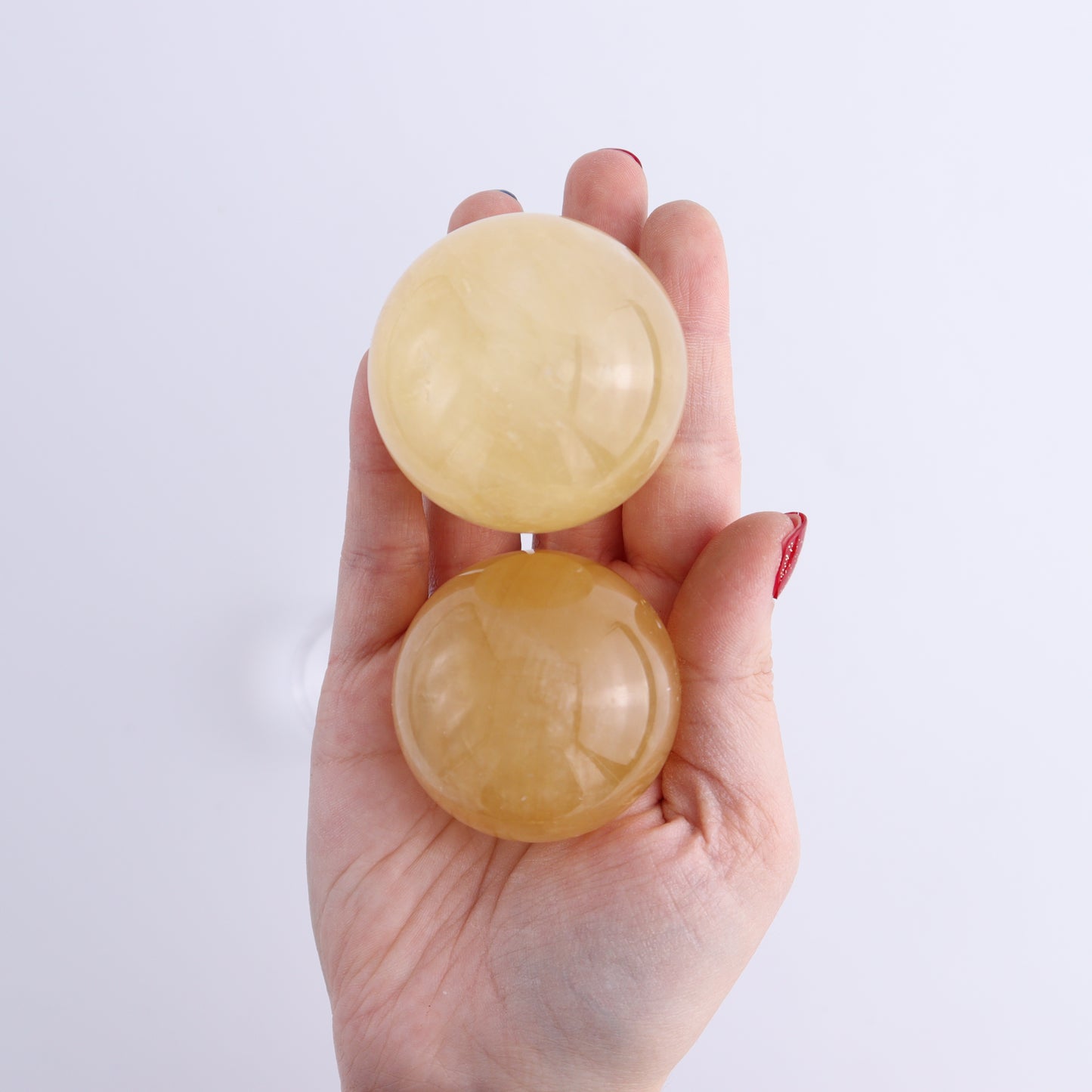 Calcite Spheres Set of 9 - Expert Wholesale and Supplier of Wholesale Crystals & Bulk Gemstones, ["Calcite","Mexico","Spheres"]