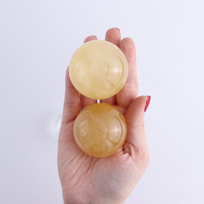 Calcite Spheres Set of 9 - Expert Wholesale and Supplier of Wholesale Crystals & Bulk Gemstones, ["Calcite","Mexico","Spheres"]