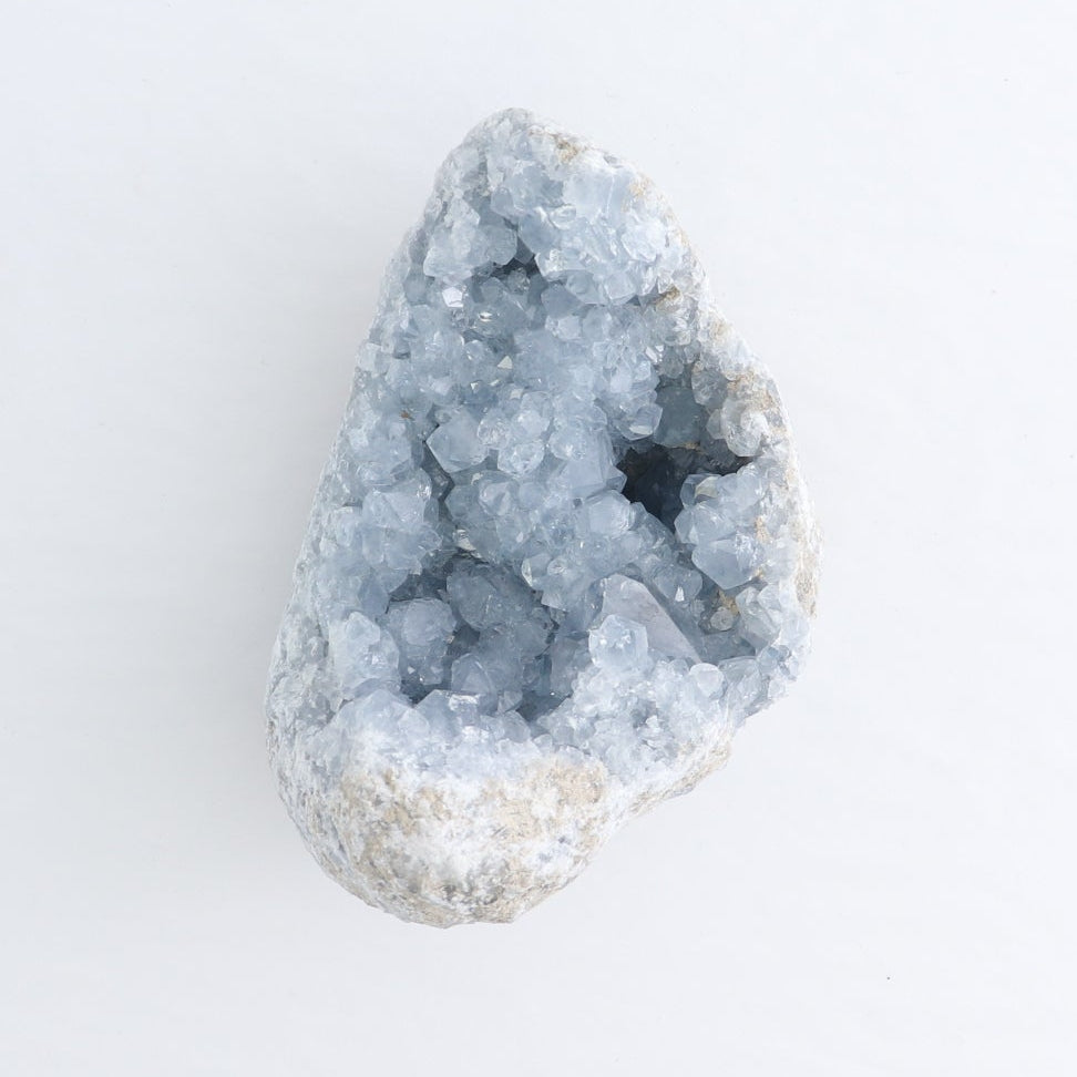 Celestite Clusters Set of 4