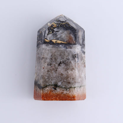 Mosaic Quartz Towers Set of 4 - Expert Wholesale and Supplier of Wholesale Crystals & Bulk Gemstones, ["Brazil","Mosaic Quartz","Quartz","Towers"]