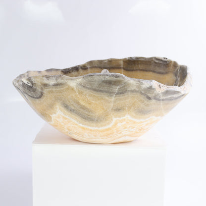 Mexican Onyx/Calcite Bowl - Expert Wholesale and Supplier of Wholesale Crystals & Bulk Gemstones, ["Bowls","Calcite","Mexico","onyx"]