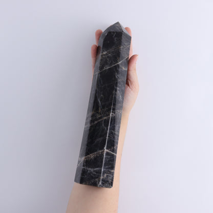 Black Moonstone Towers Set of 4 - Expert Wholesale and Supplier of Wholesale Crystals & Bulk Gemstones, ["Black Moonstone","Moonstone","Towers"]