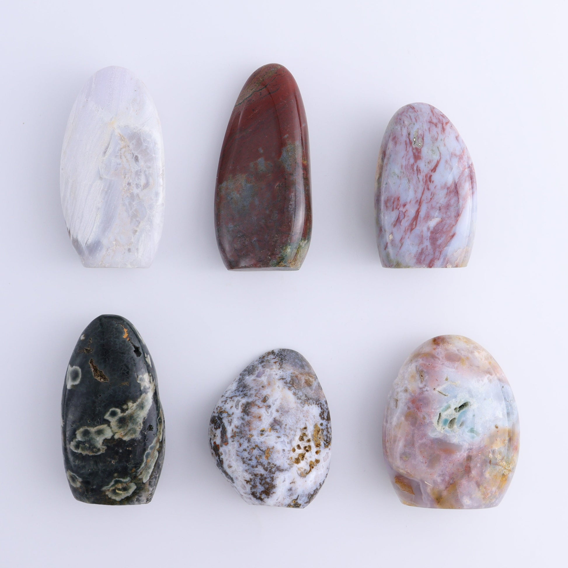 Ocean Jasper Freeform Set of 6 - Expert Wholesale and Supplier of Wholesale Crystals & Bulk Gemstones, ["Freeforms","jasper","Ocean Jasper"]