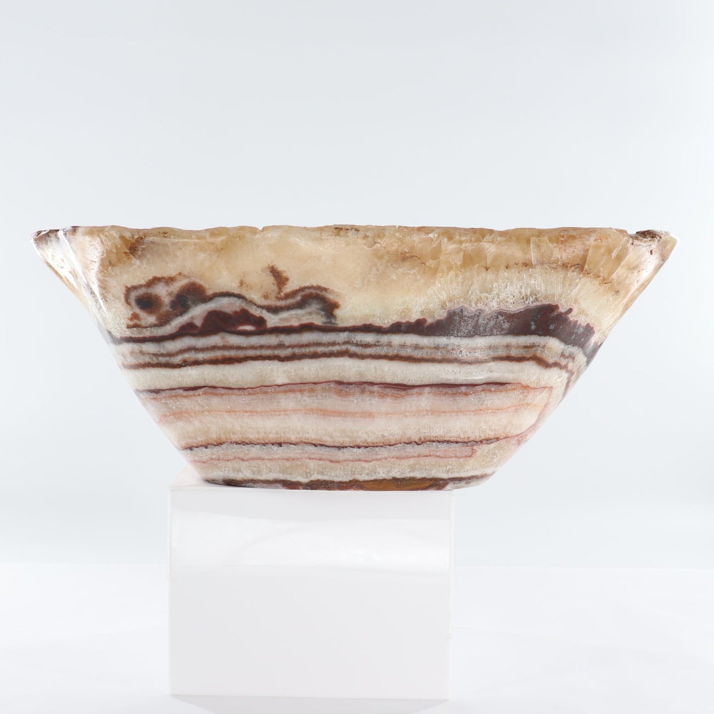 Mexican Onyx/Calcite Bowl - Expert Wholesale and Supplier of Wholesale Crystals & Bulk Gemstones, ["Bowls","Calcite","Mexico","onyx"]