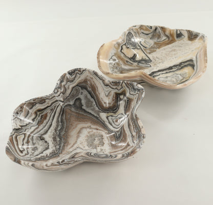 Zebra Onyx Bowl Set of 2 | Mi Esperanza Minerals | Supplier of Crystals and Onyx