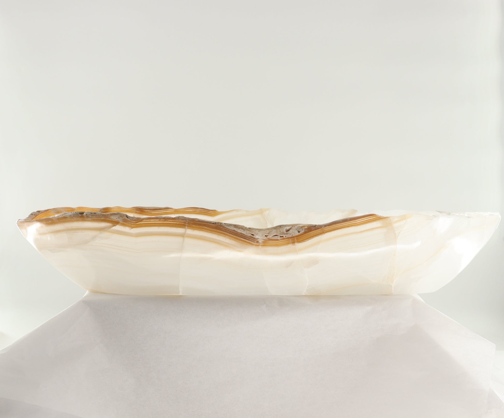 Onyx Canoe Bowl - Expert Wholesale and Supplier of Wholesale Crystals & Bulk Gemstones, ["Bowls","canoe","Mexico","onyx"]