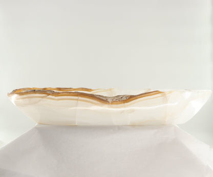 Onyx Canoe Bowl - Expert Wholesale and Supplier of Wholesale Crystals & Bulk Gemstones, ["Bowls","canoe","Mexico","onyx"]