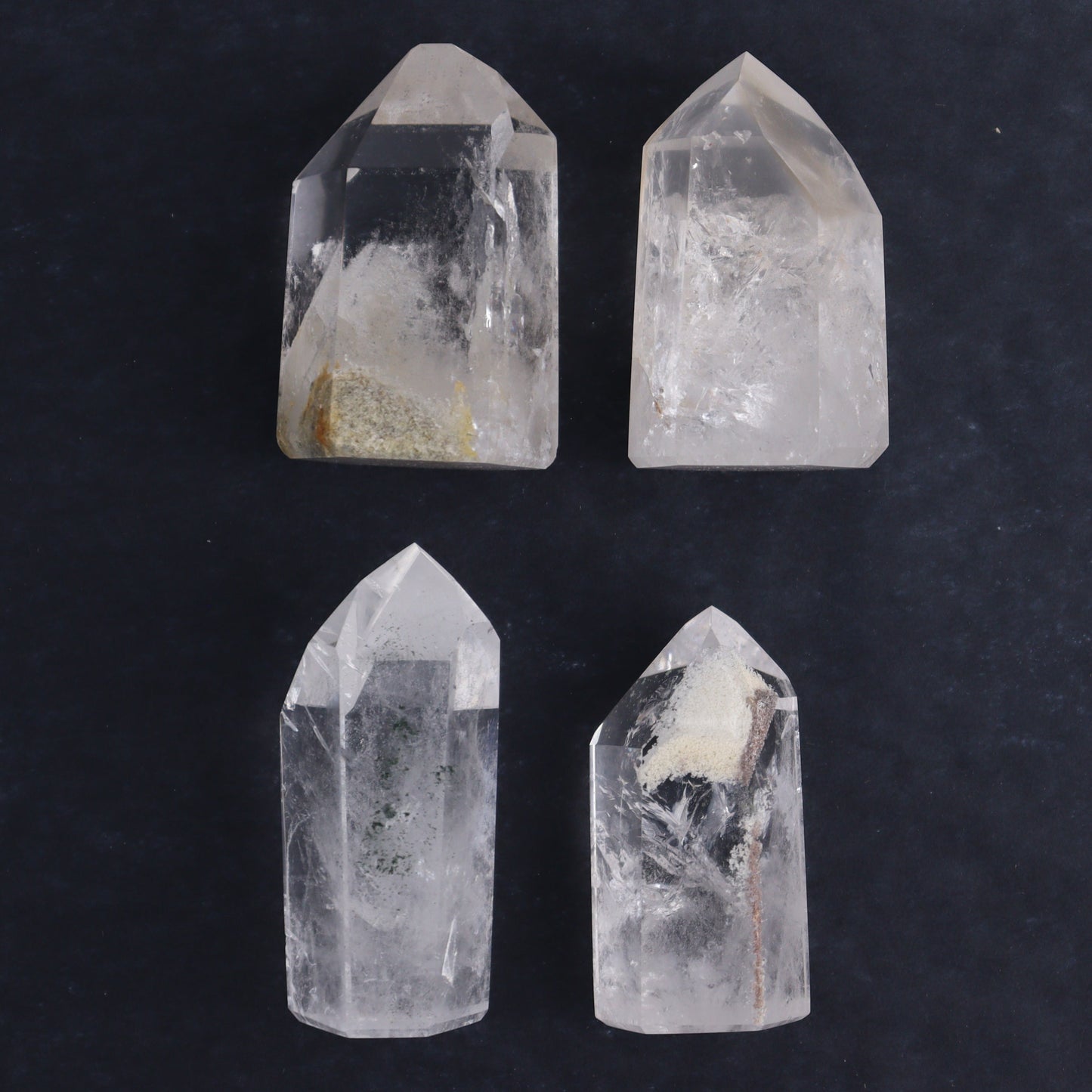 Quartz Towers Set of 8 - Expert Wholesale and Supplier of Wholesale Crystals & Bulk Gemstones, ["Quartz","Towers"]