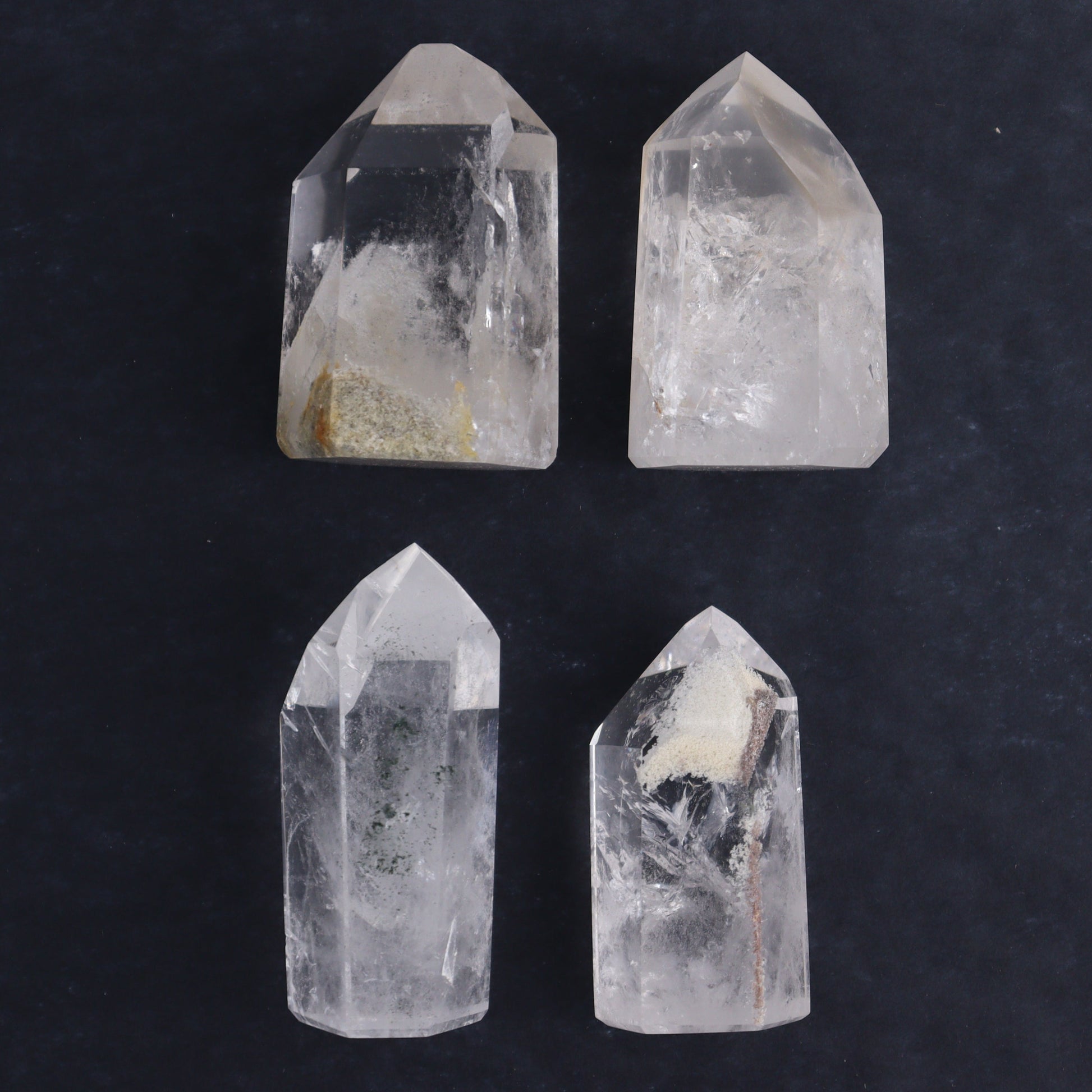 Quartz Towers Set of 8 - Expert Wholesale and Supplier of Wholesale Crystals & Bulk Gemstones, ["Quartz","Towers"]