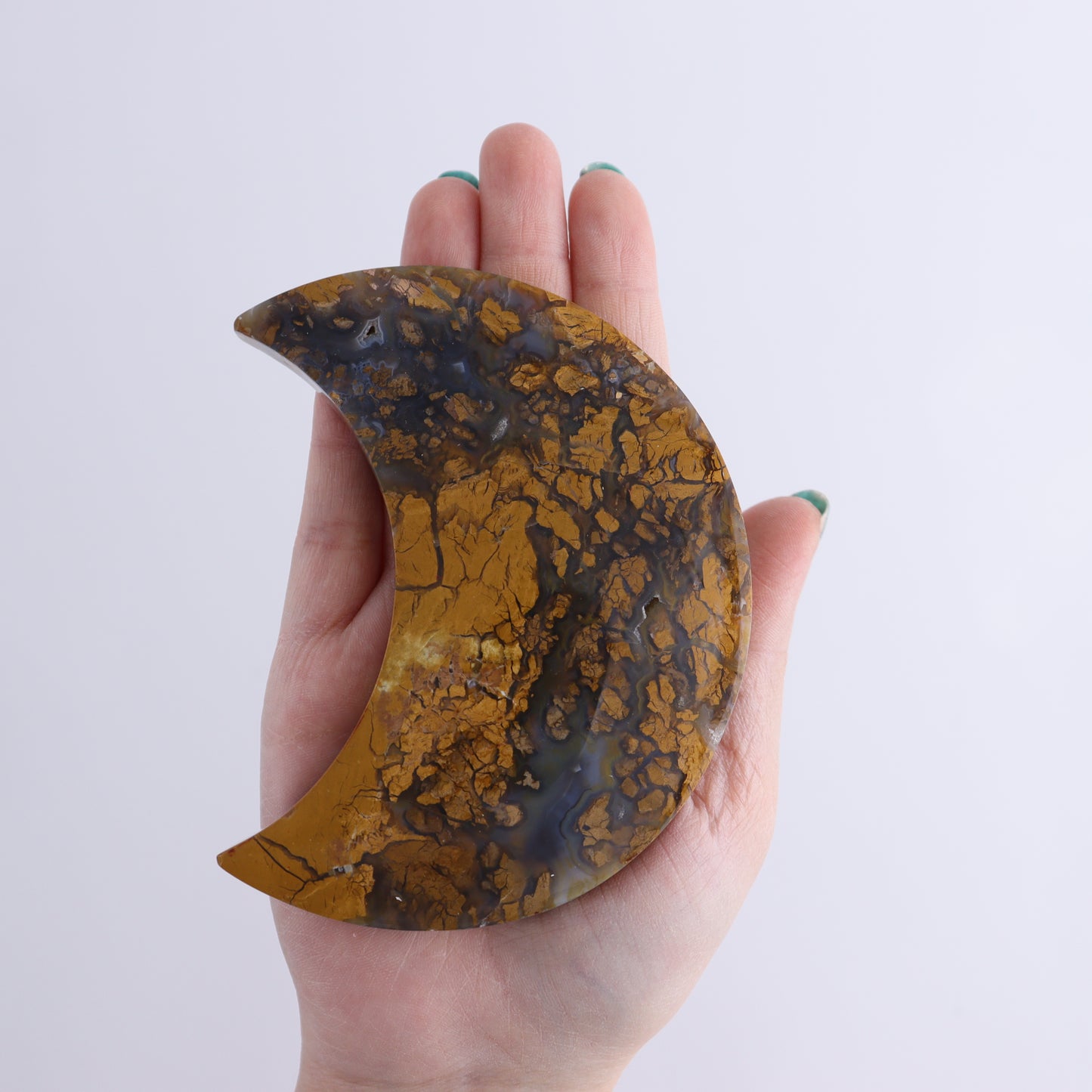 Brecciated Jasper Moons Set of 6 - Expert Wholesale and Supplier of Wholesale Crystals & Bulk Gemstones, ["Brecciated Jasper","Indonesia","moons"]