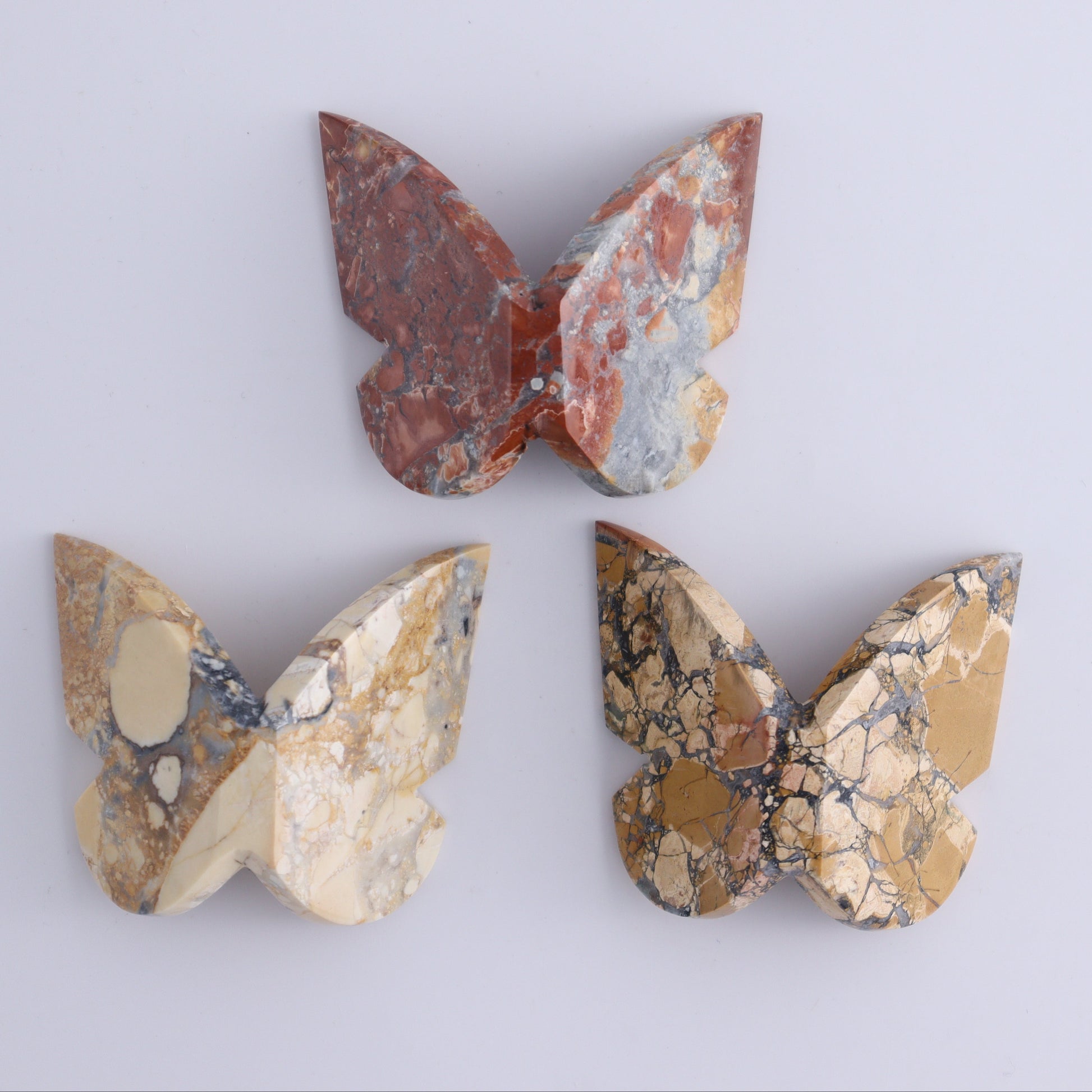 One Maligano Jasper Butterfly - Expert Wholesale and Supplier of Wholesale Crystals & Bulk Gemstones, ["Butterflies","Butterfly","jasper","Maligano Jasper"]