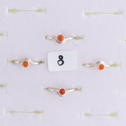 One Carnelian Ring - Expert Wholesale and Supplier of Wholesale Crystals & Bulk Gemstones, ["carnelian","India","Ring","sterling silver"]