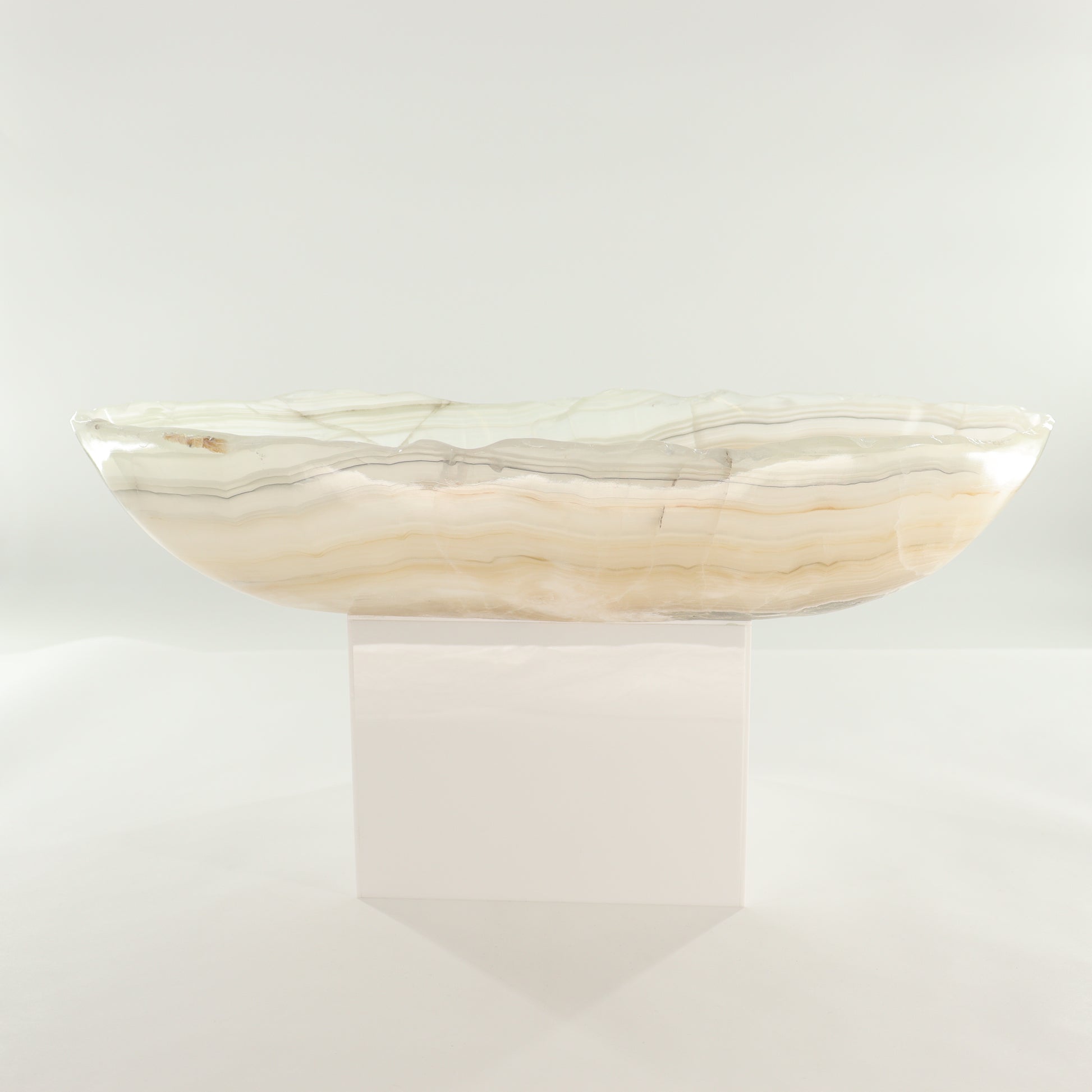 Onyx Canoe Bowl - Expert Wholesale and Supplier of Wholesale Crystals & Bulk Gemstones, ["Bowls","canoe","Mexico","onyx"]