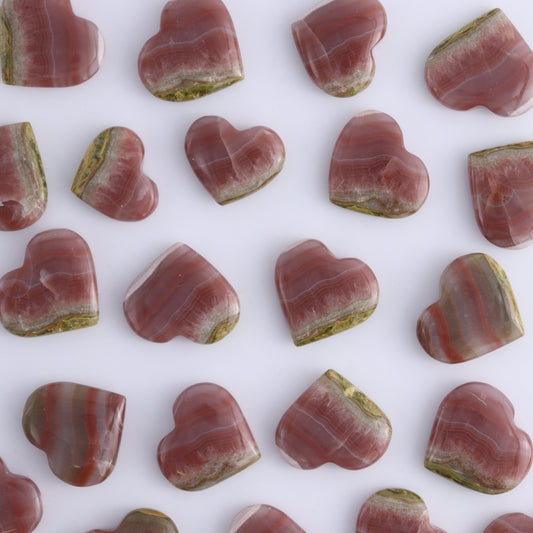 One Rose Calcite Little Heart - Expert Wholesale and Supplier of Wholesale Crystals & Bulk Gemstones, ["Calcite","Hearts","Pakistan","Rose Calcite"]