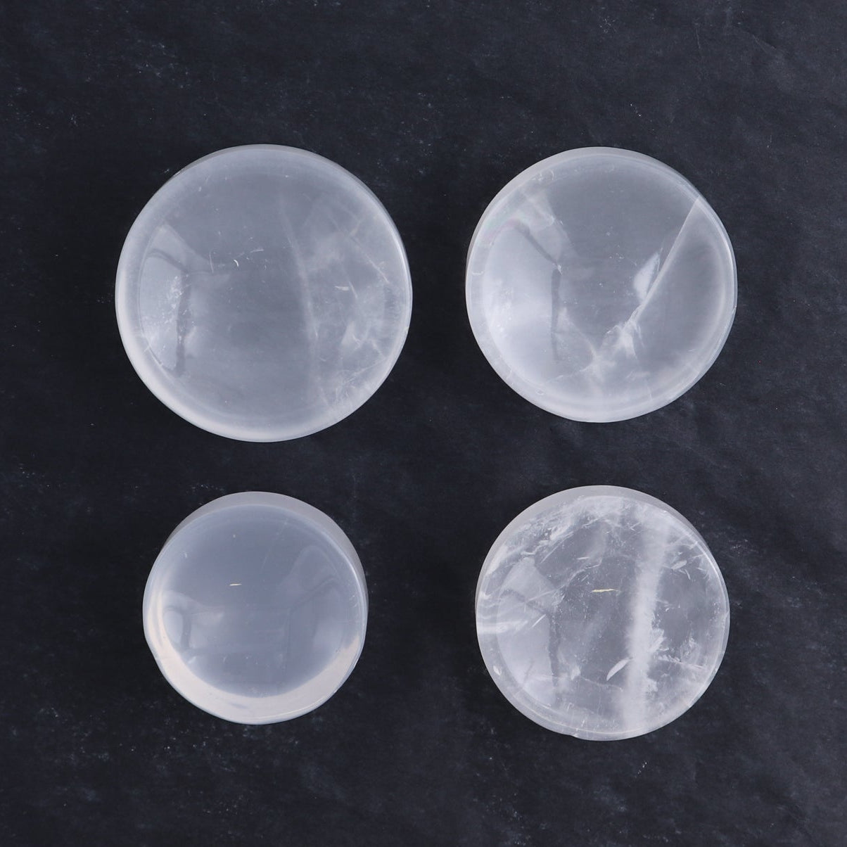 One Small Glass Cat Eye White Bowl