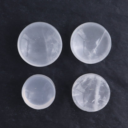 One Small Glass Cat Eye White Bowl