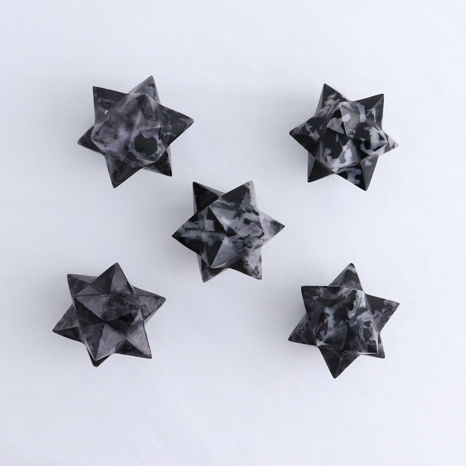 Mixed Stones Stars Set of 17 & 3 Cut Base Stars