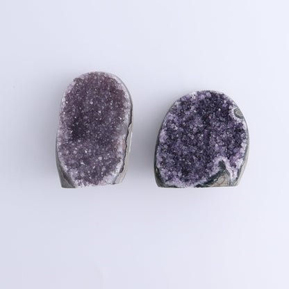 Uruguay Amethyst Cut Base Set of 5 - Expert Wholesale and Supplier of Wholesale Crystals & Bulk Gemstones, ["Amethyst","Cut Base","Uruguay"]