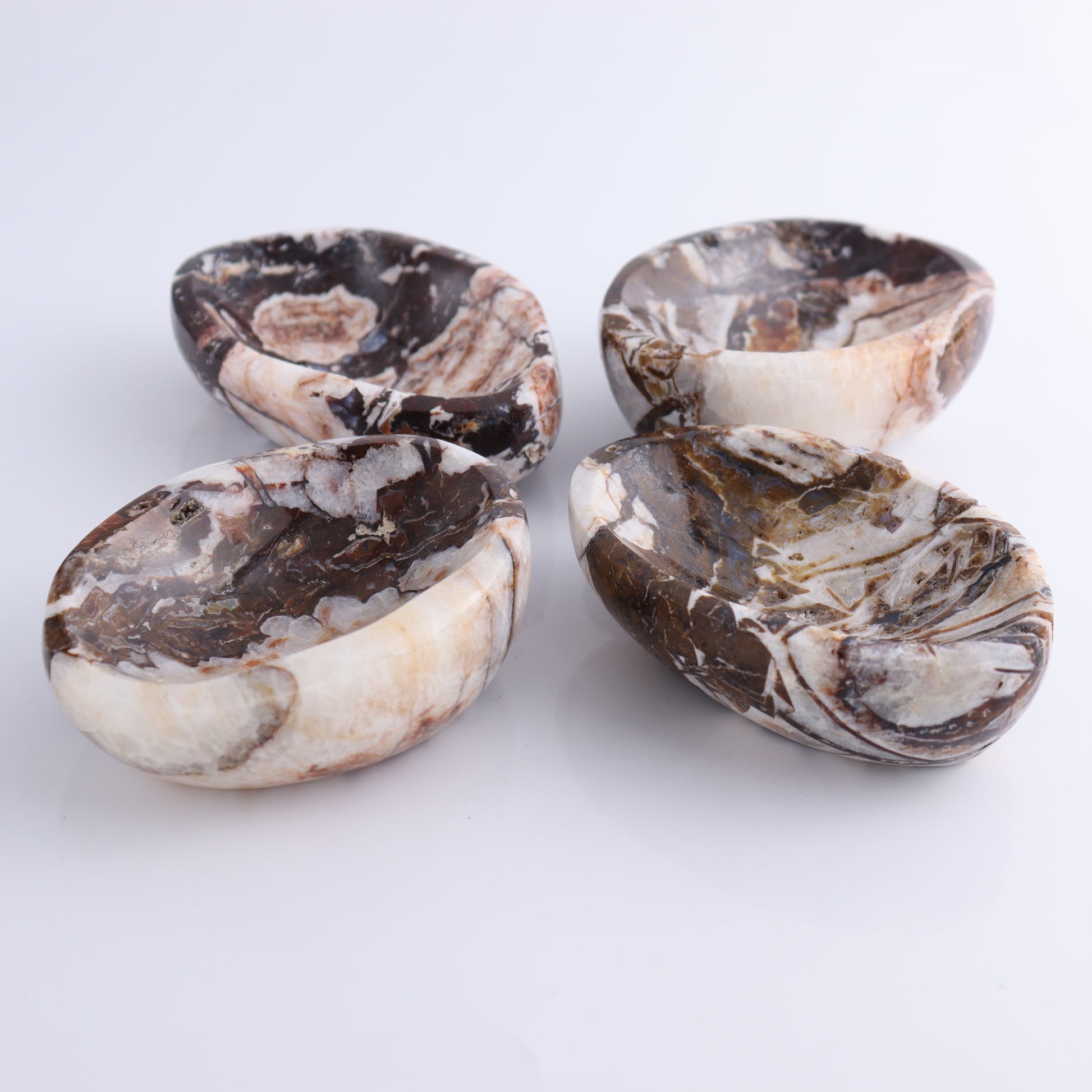 Agate Bowls Set of 4 - Expert Wholesale and Supplier of Wholesale Crystals & Bulk Gemstones, ["Agate","Bowls"]