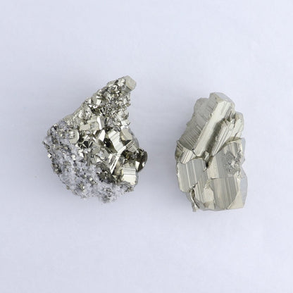 Pyrite Clusters Set of 7