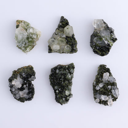 Epidote Set of 15 - Expert Wholesale and Supplier of Wholesale Crystals & Bulk Gemstones, ["epidote","flat","Flats"]