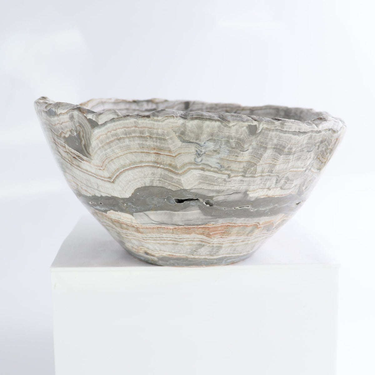 Mexican Onyx/Calcite Bowl 10"