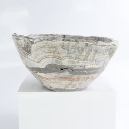 Mexican Onyx/Calcite Bowl 10"