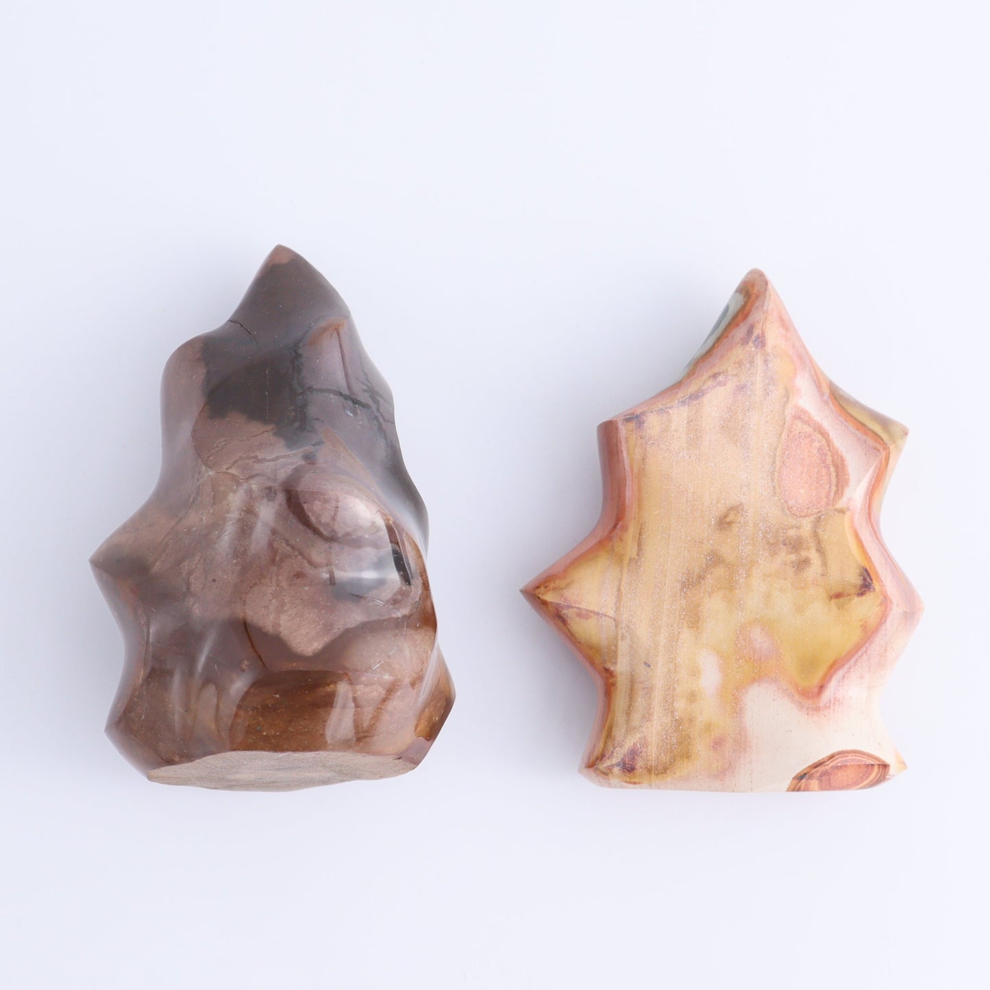 Polychrome Jasper Flames Set of 5 - Expert Wholesale and Supplier of Wholesale Crystals & Bulk Gemstones, ["close_30","jasper","Madagascar","Polychrome Jasper"]